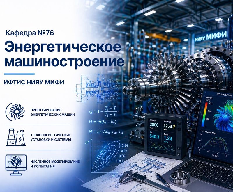 Кафедра №76 Энергетическое машиностроение image