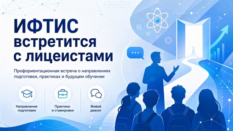 ИФТИС встретится с лицеистами image