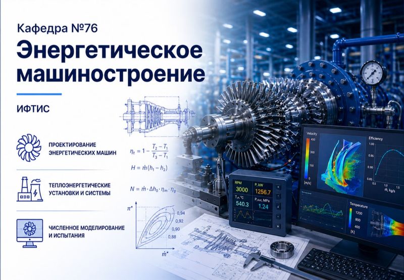 Кафедра №76 <br> «Энергетическое машиностроение» image
